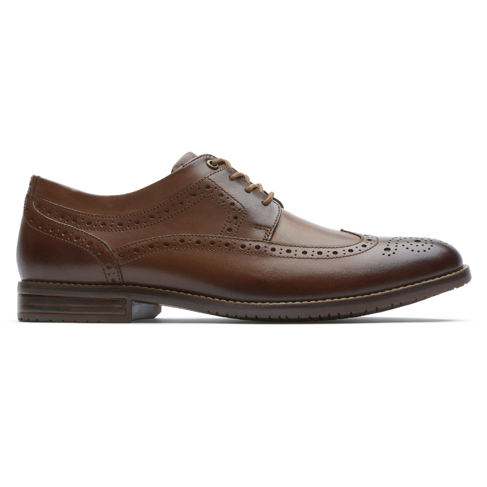 Rockport Oxfords For Mens Brown - Style Purpose 3 Wingtip - GT3016459